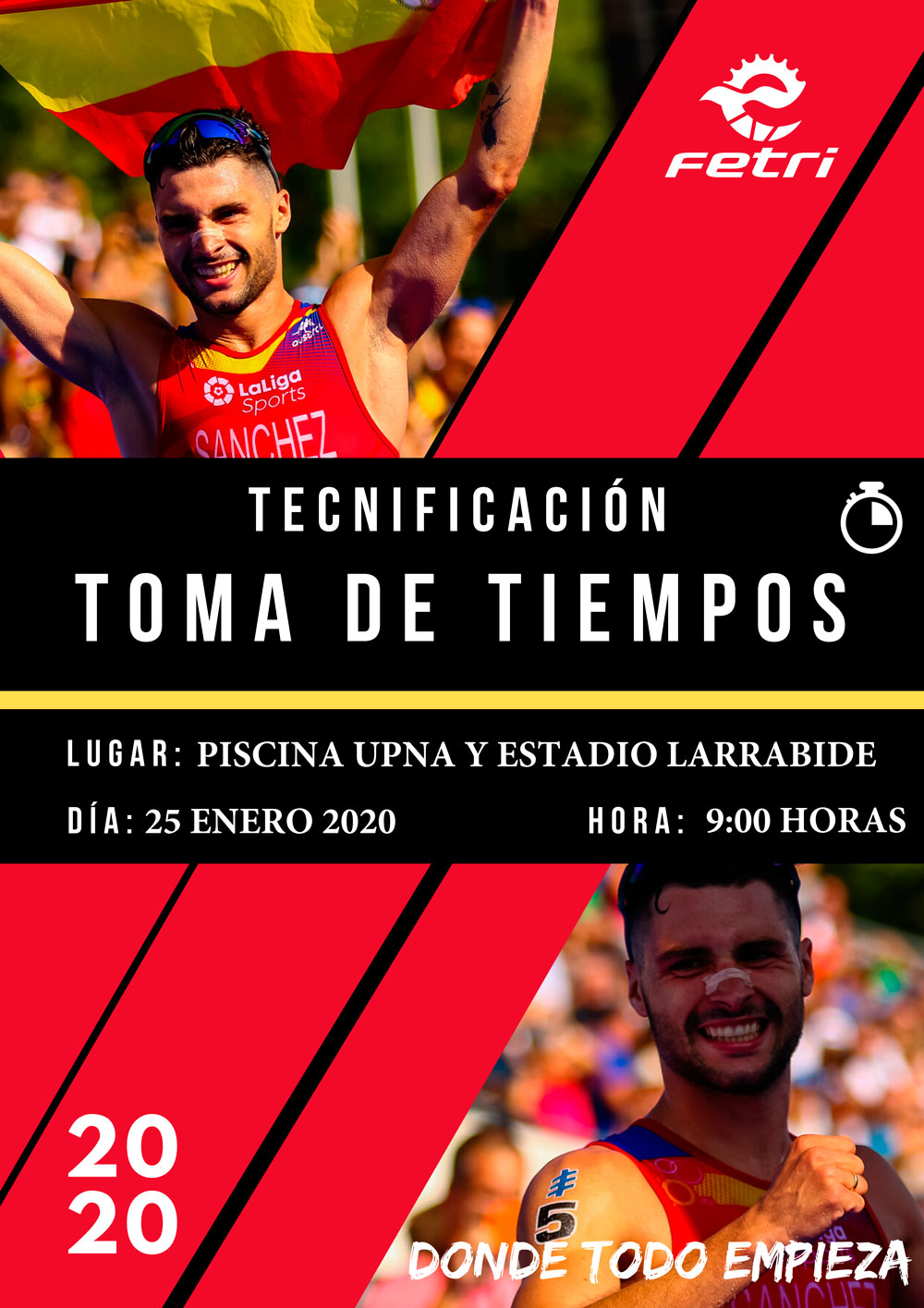 Toma de Tiempos (25 de enero)